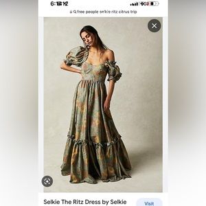 ISO Selkie the Ritz dress in Citrus Trip